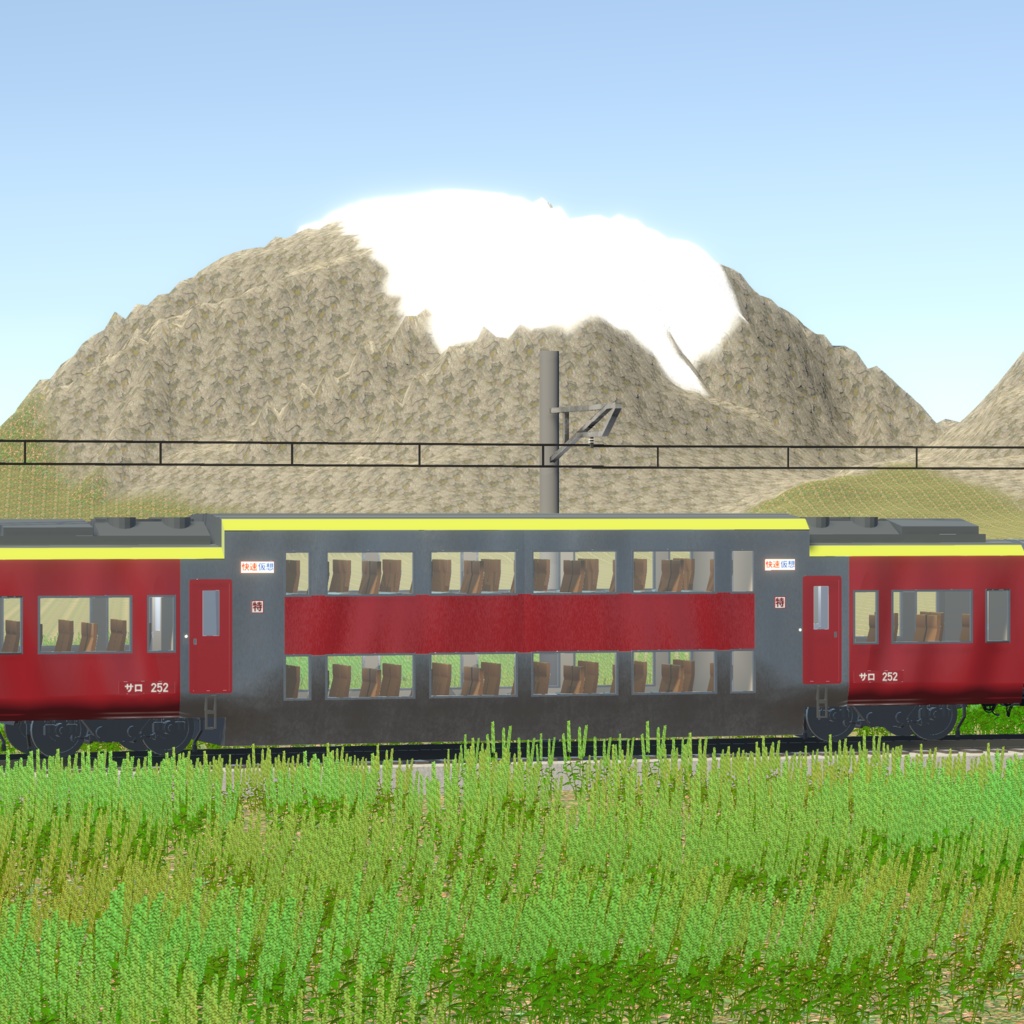 都会の通勤電車