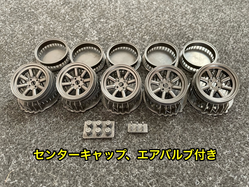 タミヤ 1/12 ケーターハム スーパーセブン BDR用 RSワタナベタイプ ホイールセット キット純正サイズ