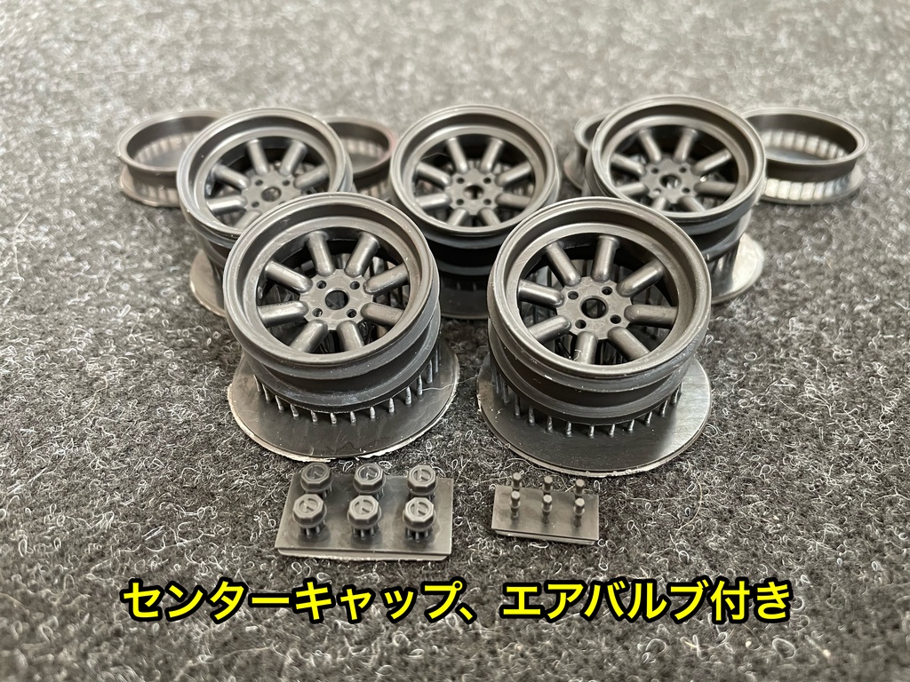 タミヤ 1/12 ケーターハム スーパーセブン BDR用 RSワタナベタイプ ホイールセット ワイドサイズ