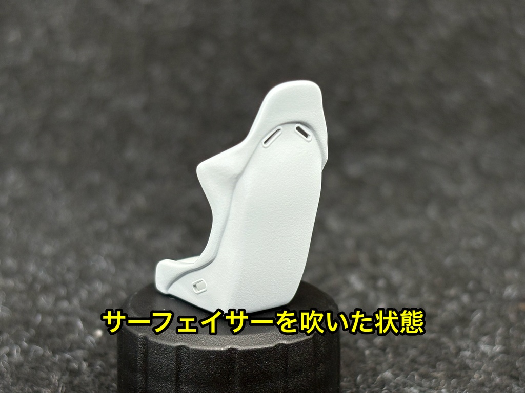 1/24 カーモデル フルバケットシート 4個セット 3dプリンター製 フルバケ スポーツシート