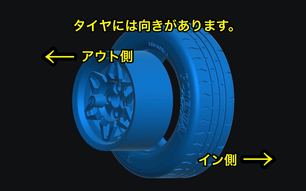タミヤ 1/12 ケーターハム スーパーセブン BDR用 14インチ ジュピタータイプ ホイールセット タイヤ付き 3Dプリンター製