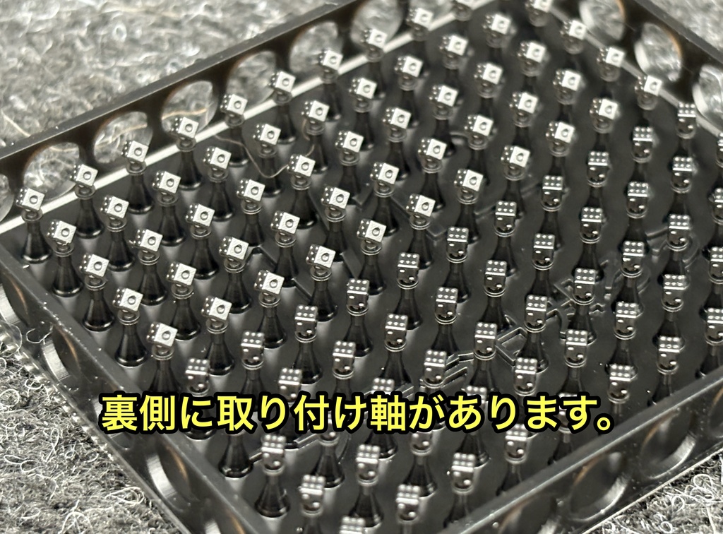 1/12 カーモデル用 ホイール用エアバルブセット ダイス、サイコロタイプ 大容量 2種、110個セット