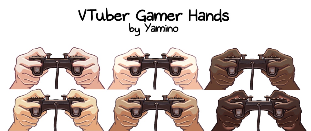 Free Gamer Hands for VTubers