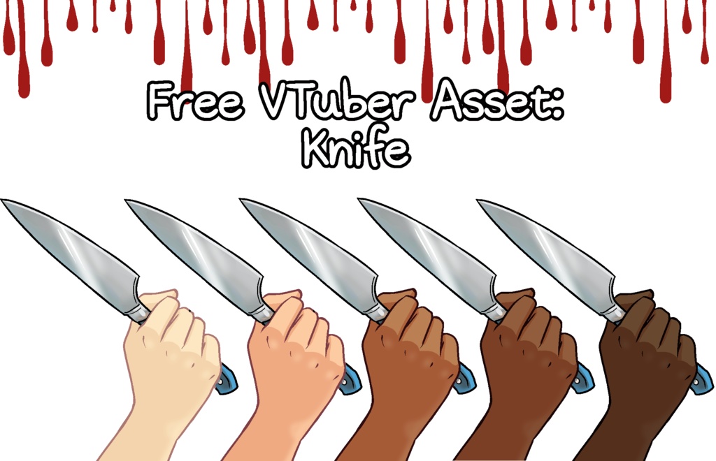 Free VTuber Asset: Knife