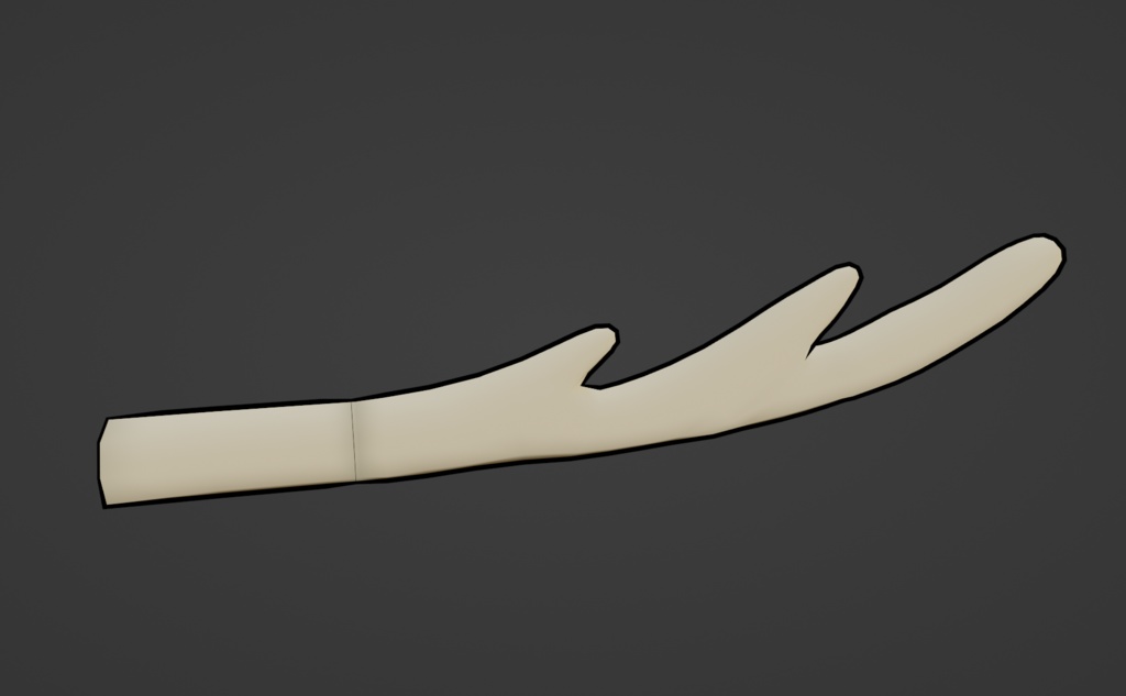 鹿の角 + 鹿せんべい / Deer Horn + Shika senbei (Free: Saber For Beatsaber)