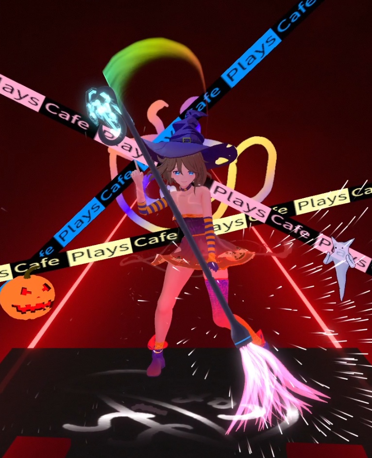 Cyber Broom Darthmaul Saber for Beatsaber