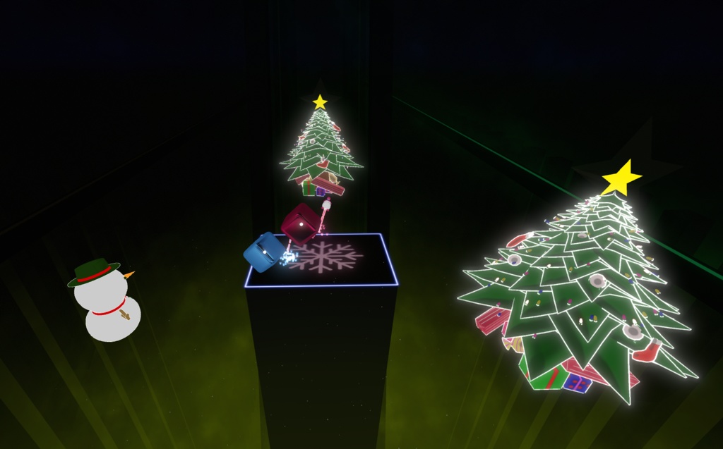 Xmas Themed Platform for Beatsaber