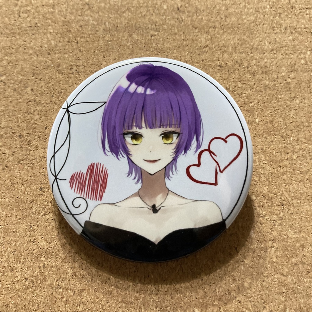 オーキッド 缶バッジ