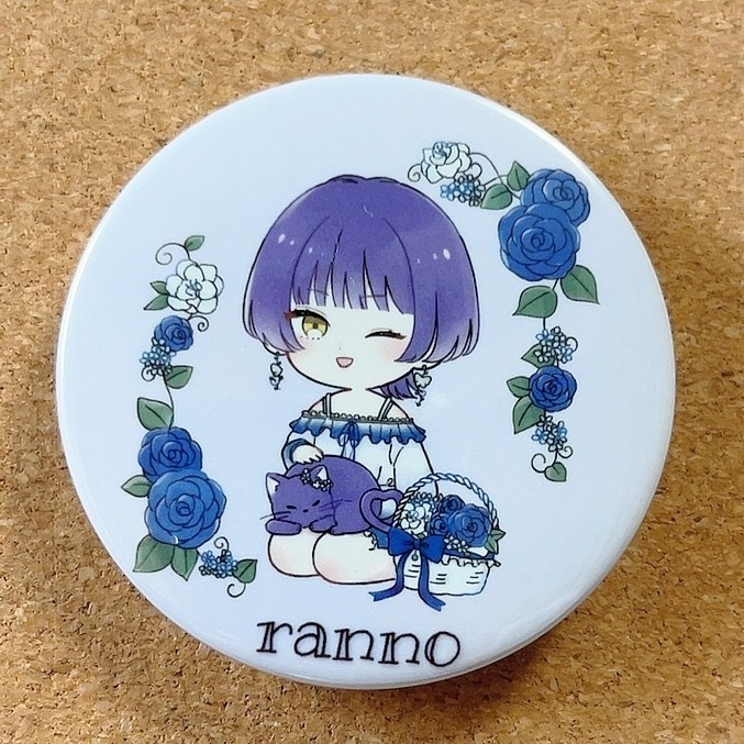 オーキッド 缶バッジɴᴇᴡ