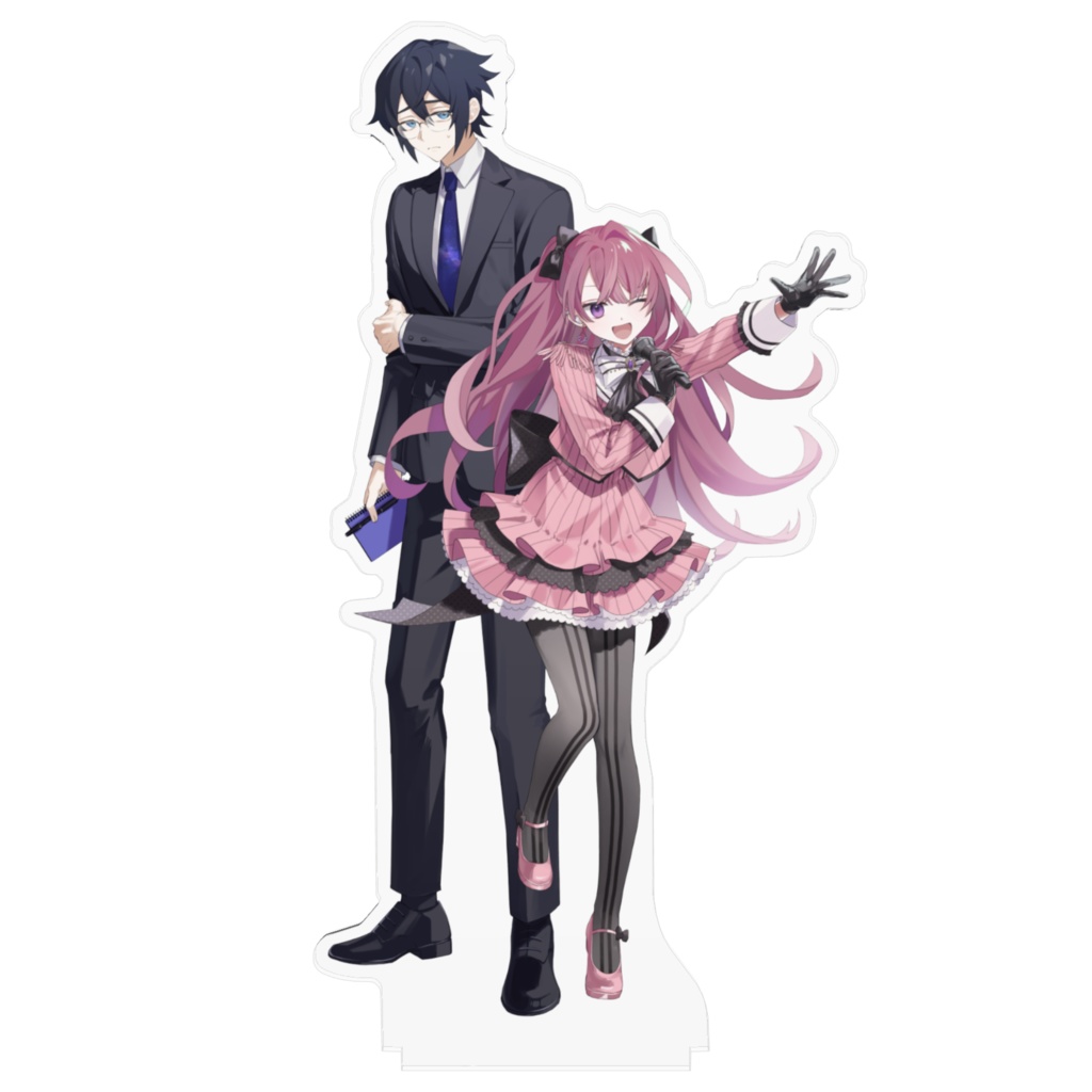 岩先アキラ&村岬萌 アクリルフィギュア