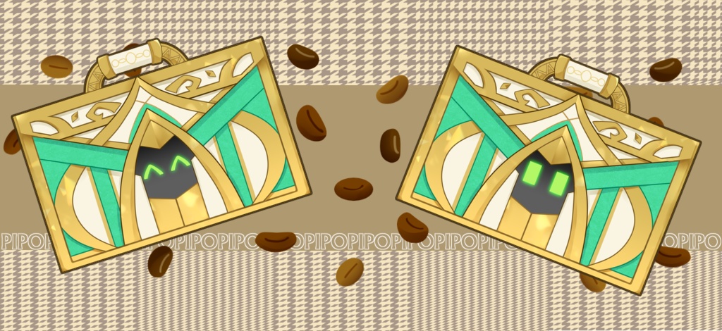 【柄差分】メラックcoffeeマステ