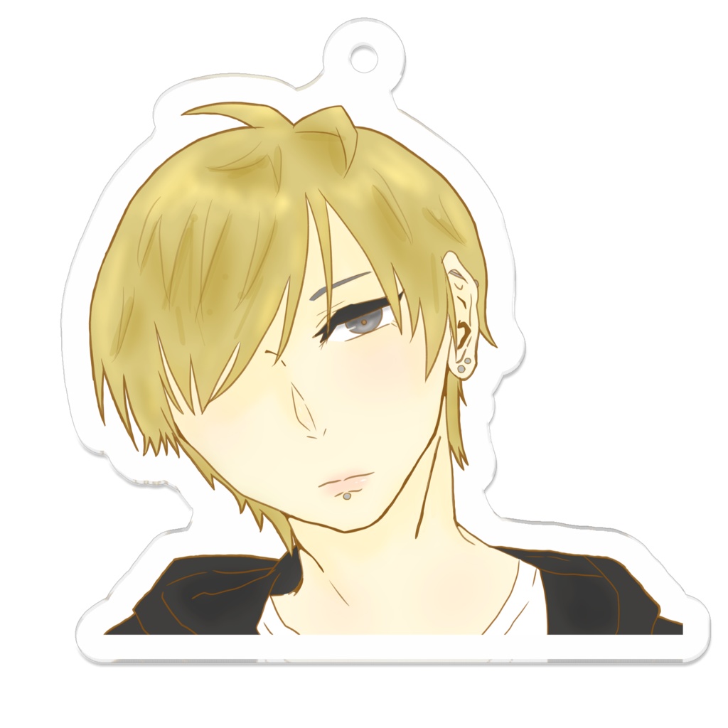 blond boyアクリルキーホルダー
