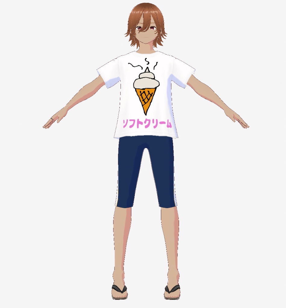 VRoid Model やそちん式「お兄さん」Tシャツ付き