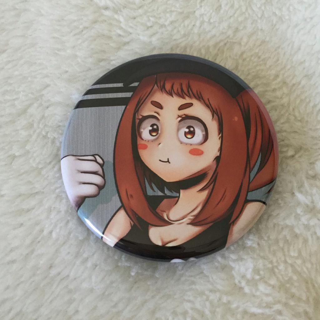 お掃除お茶子 缶バッジ