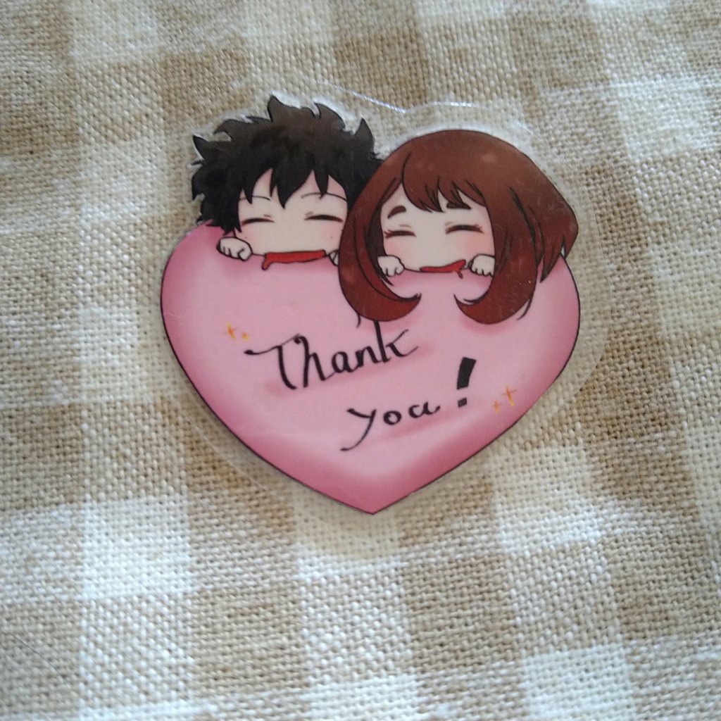 - デク茶プチオンリー記念 モーテル風キーホルダー -