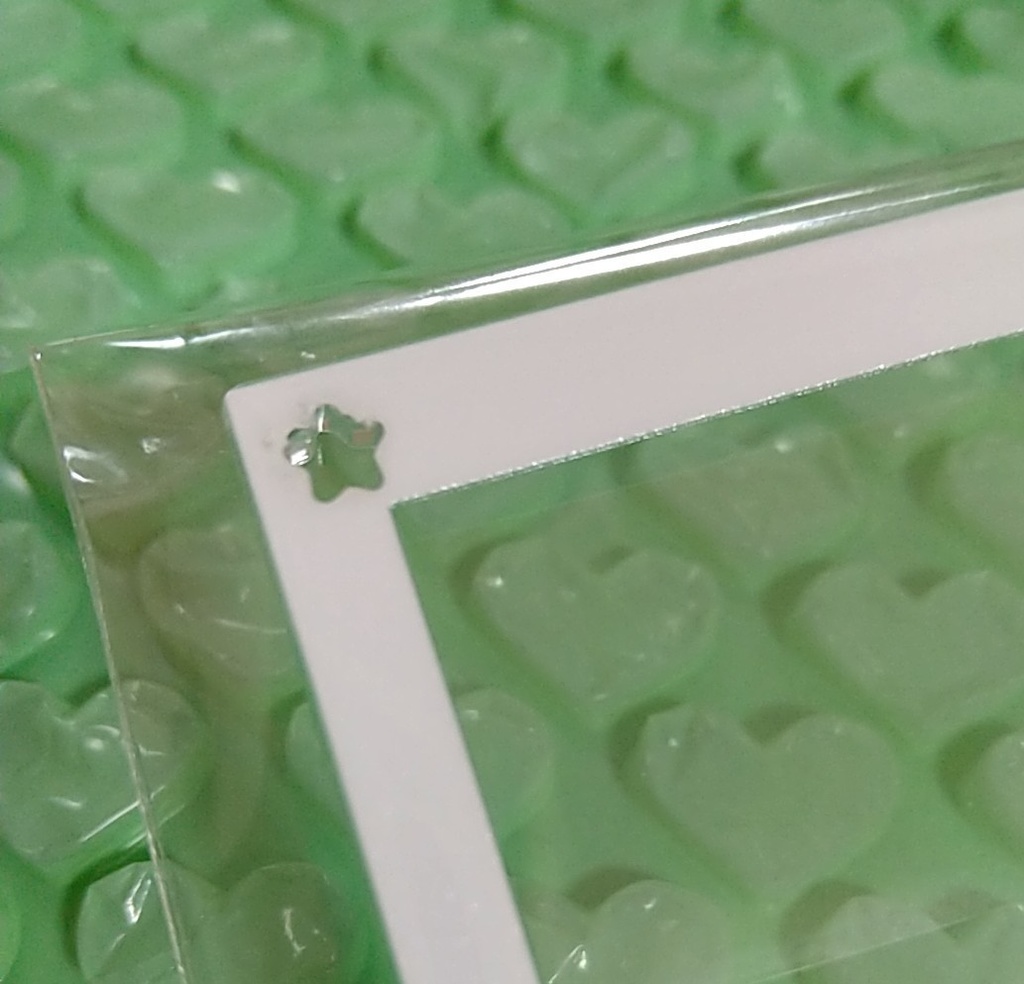 絵馬ユズル チェキ風アクキー