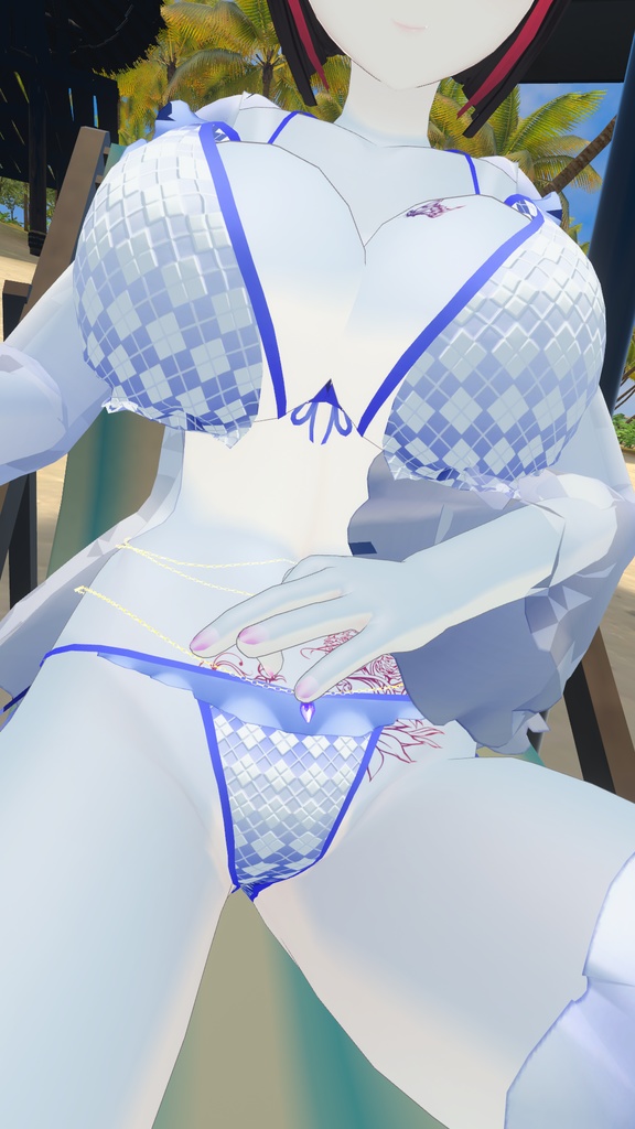 ラッフルビキニのちょっといい感じの追加テクスチャ!