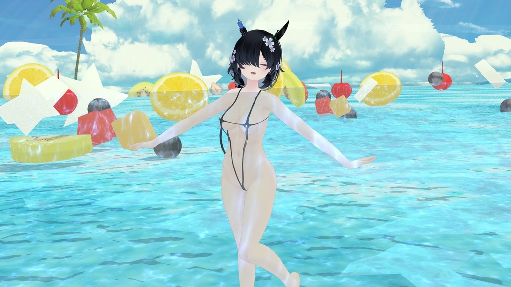 【夏のお中元好適品】ライムちゃん用やべーびきに水着