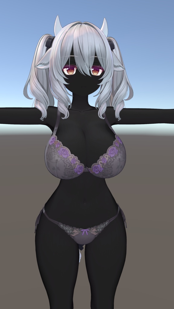 ミルティナちゃん黒肌マテリアル(ある程度汎用できそうセットアップ)