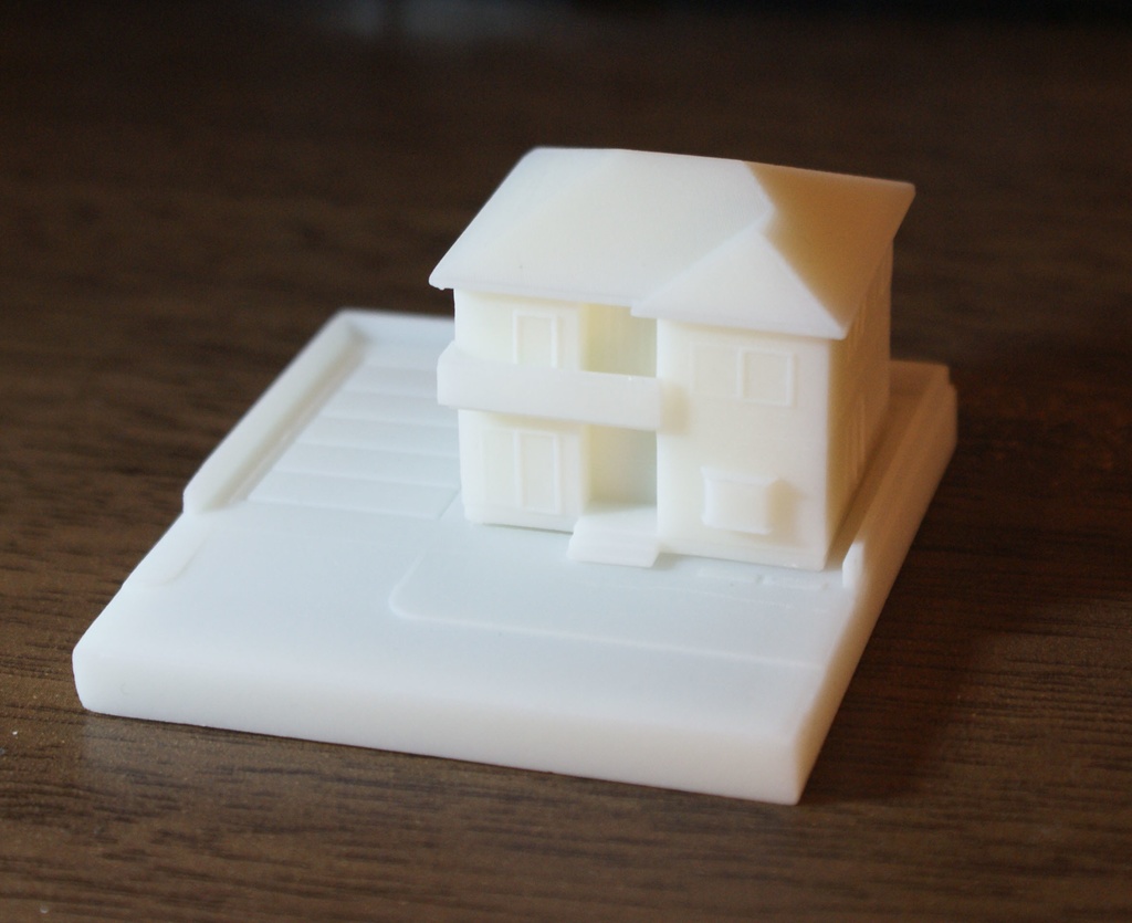 住宅フィギュアA1　約1/300　建築模型