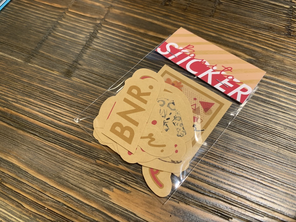 クラフトステッカー