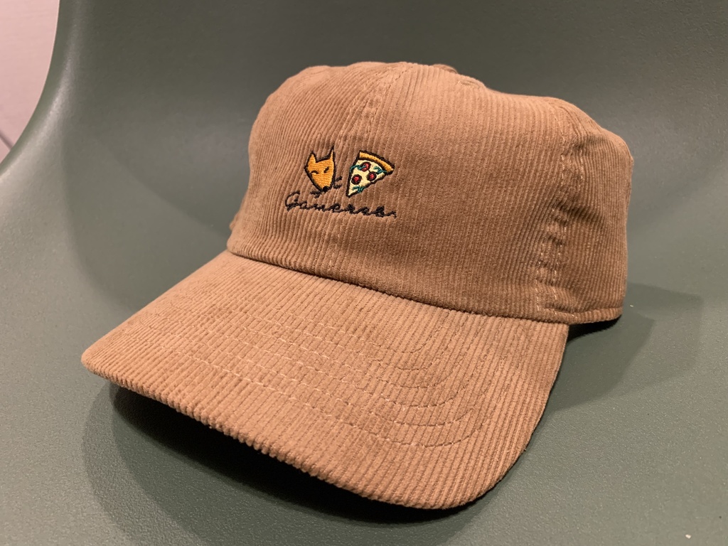 キツピザ刺繍キャップ