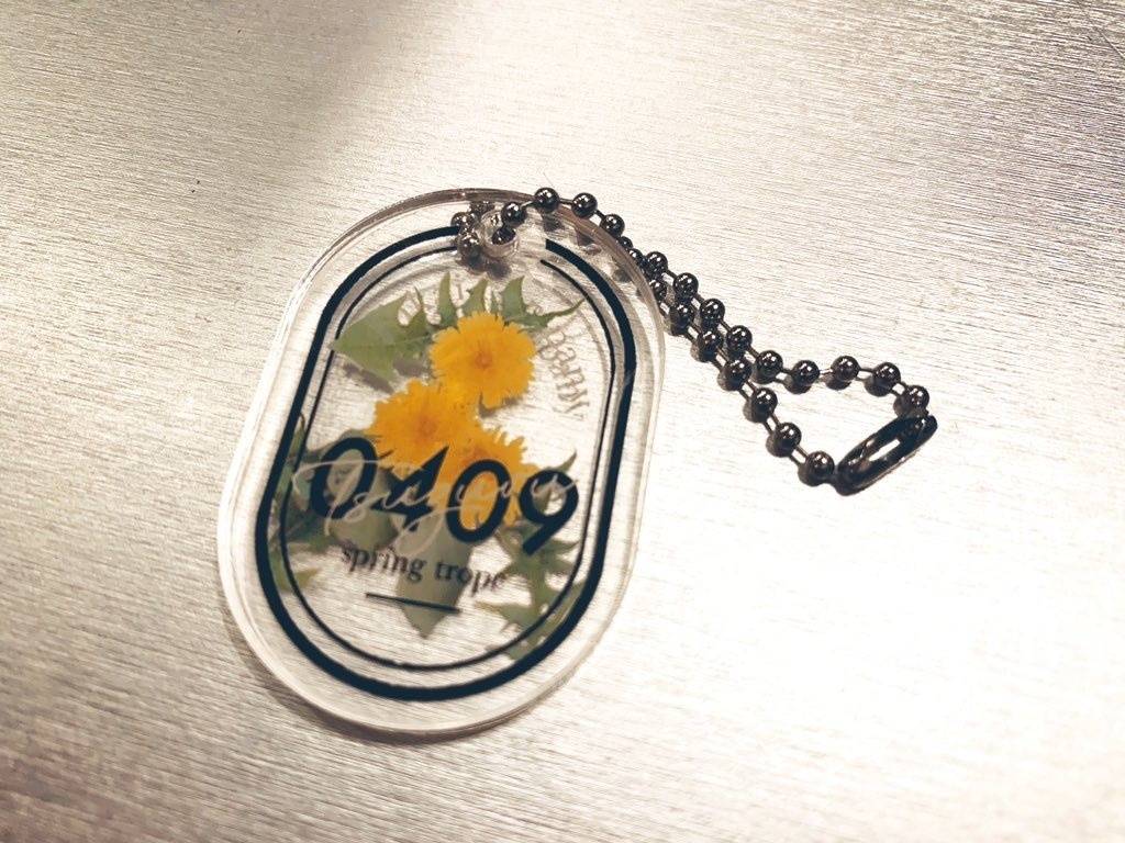 24flowers アクリルタグキーホルダー