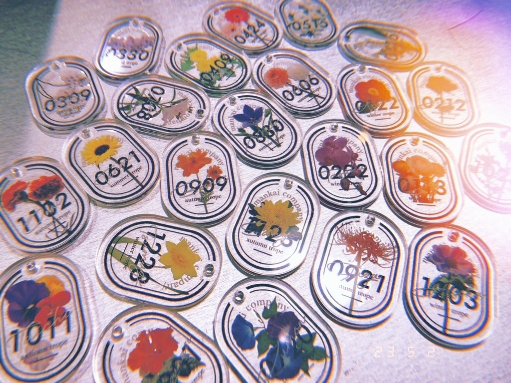 24flowers アクリルタグキーホルダー
