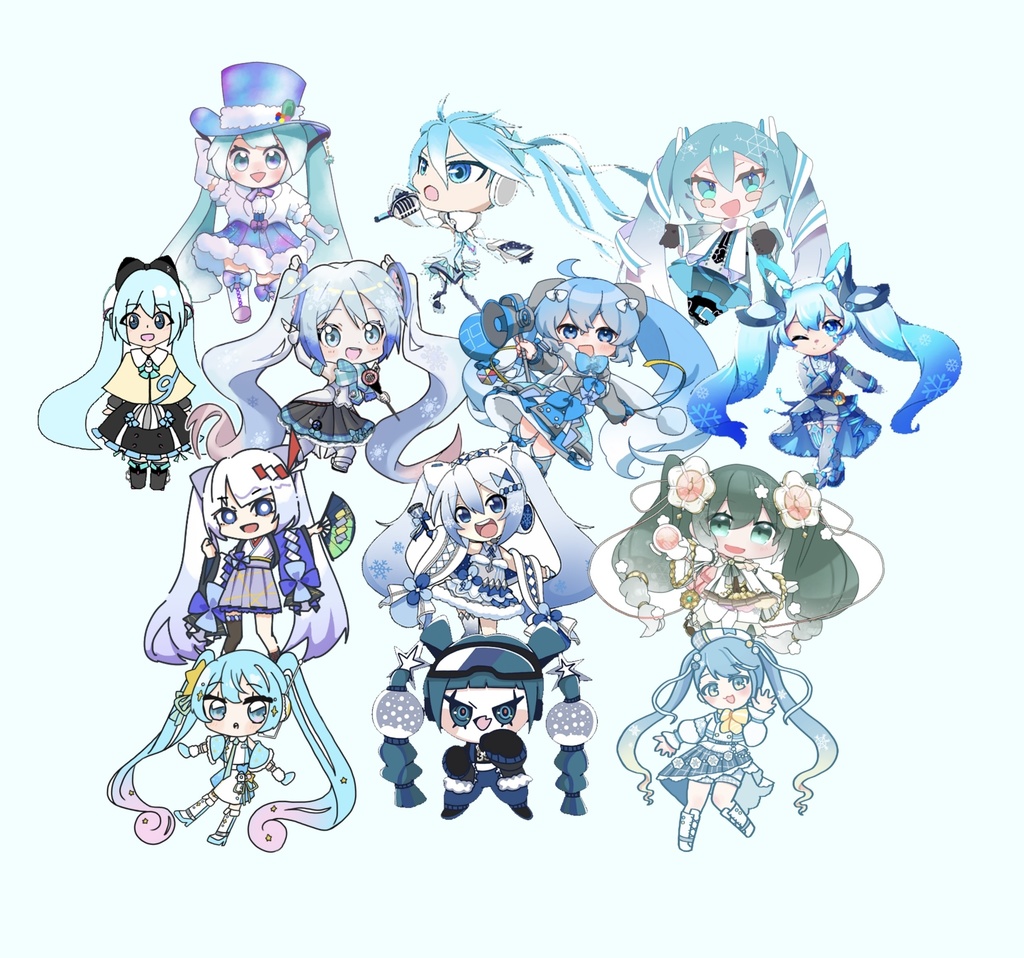 ステッカーセット　Future Snow Decoration