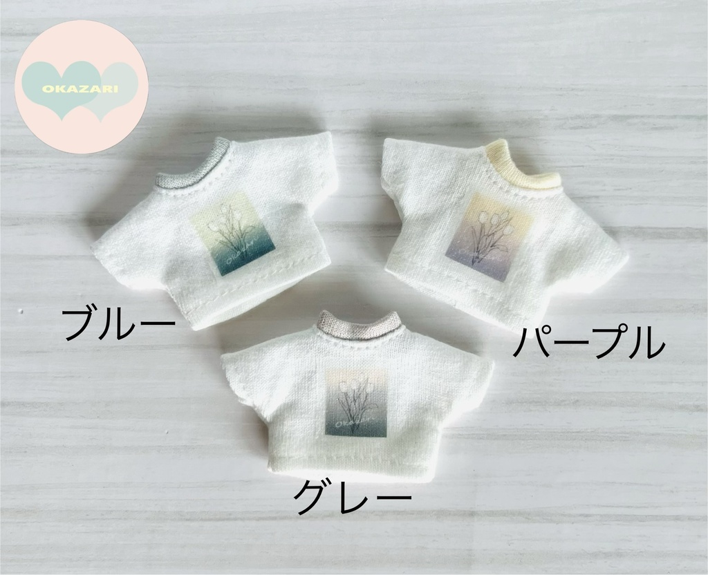 ロゴフラワーTシャツ