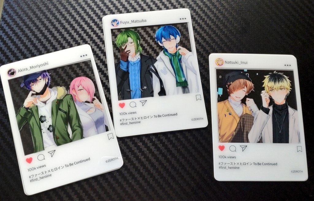 SNS投稿風クリアカード(ファースト×ヒロイン To Be Continued)