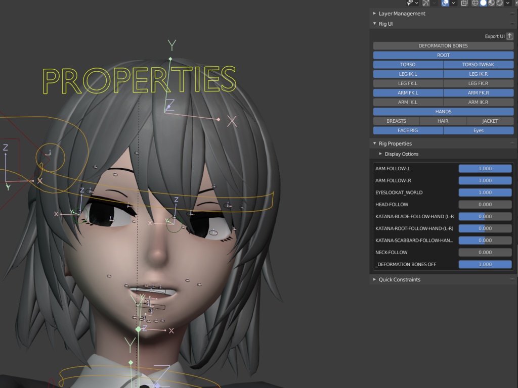 3D Model (灰華・ハイカ ) "Haika"