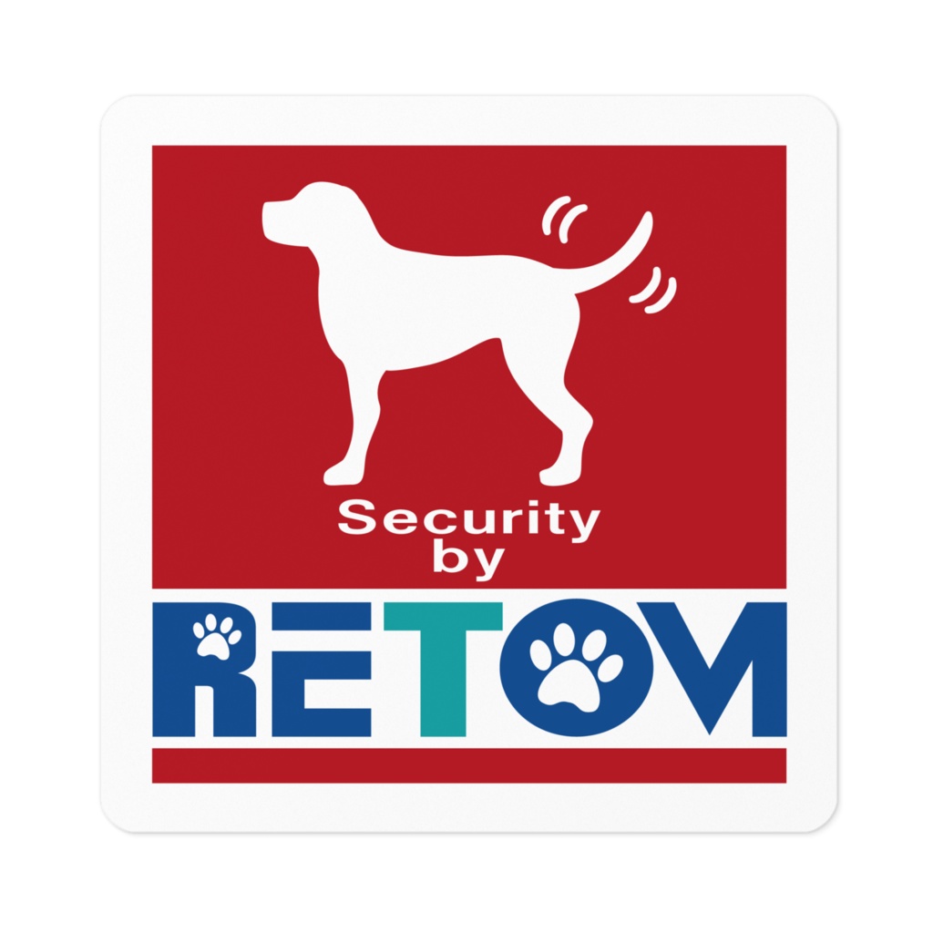【プリントステッカー】RETOM(ラブラドールレトリバー)