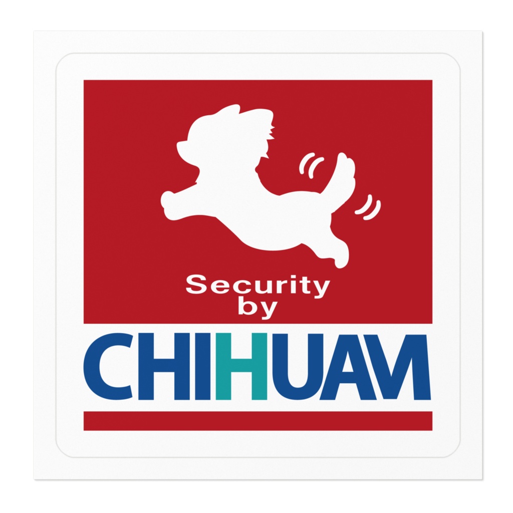 【プリントステッカー】CHIHUAM(チワワ)