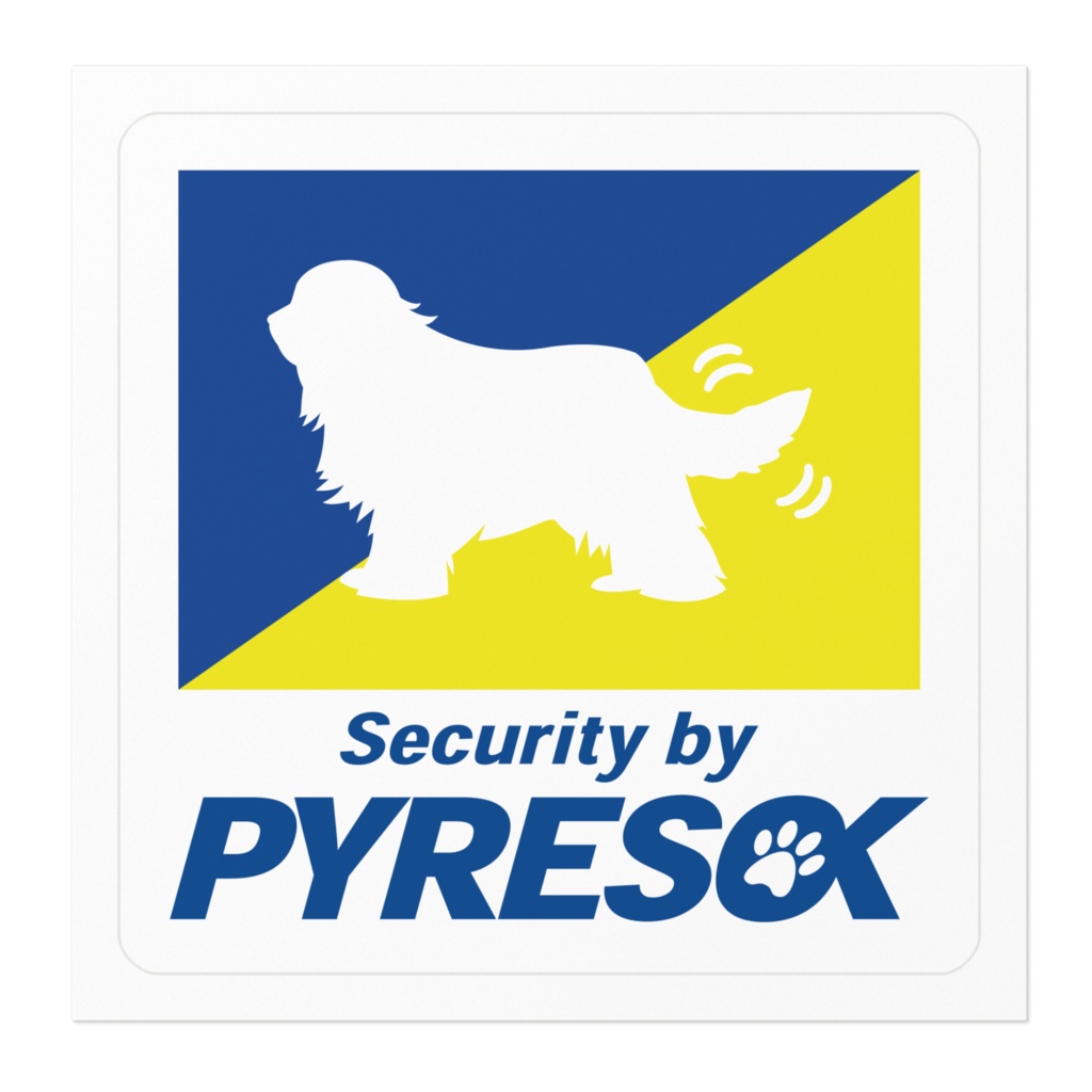 【プリントステッカー】PYRESOK(グレートピレニーズ)