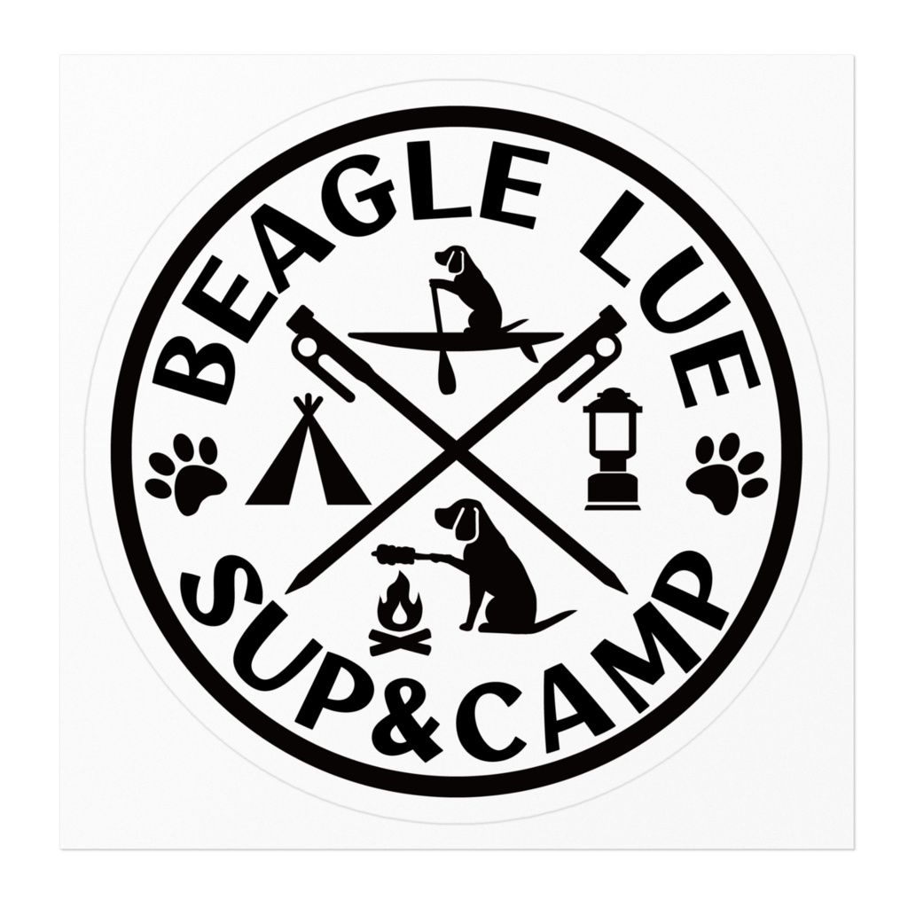 【プリントステッカー】SUP&CAMP