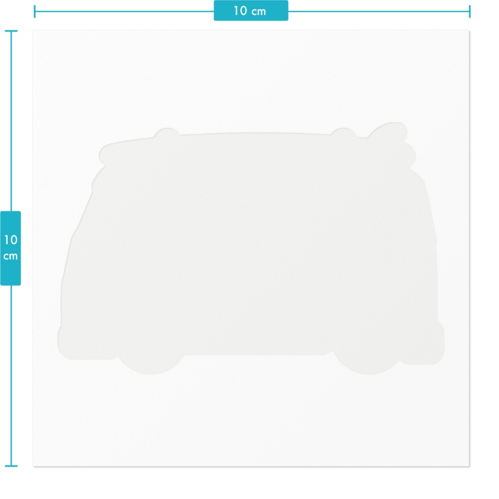【プリントステッカー】ChihuaPoo IN CAR クイーンレッド
