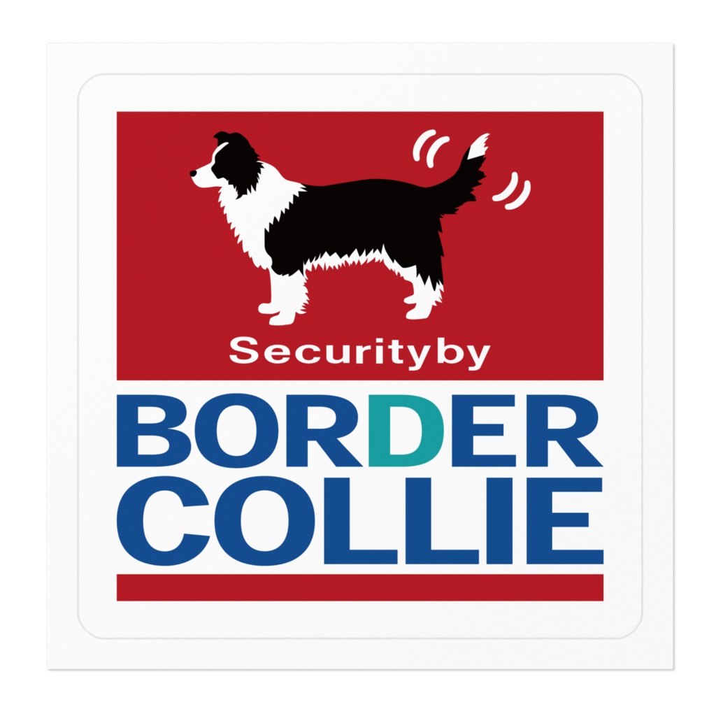 【プリントステッカー】BORDER COLLIE