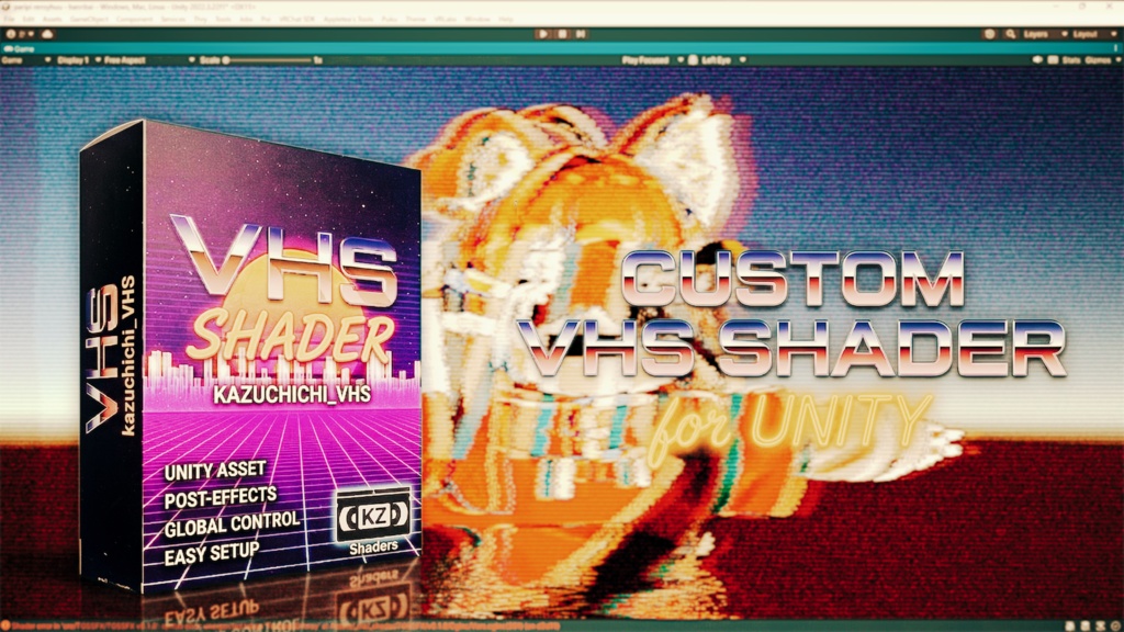 vhs shader 視界ジャックシェーダー
