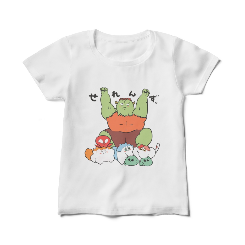 レディースTシャツせれんず。キャラ紹介(白)