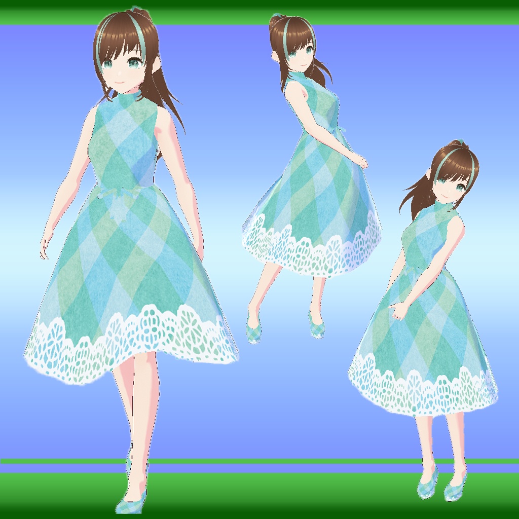 【無料】3Dモデル「Aki(アキ)」