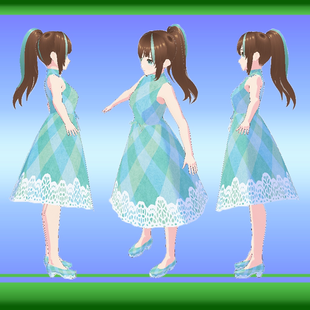 【無料】3Dモデル「Aki(アキ)」