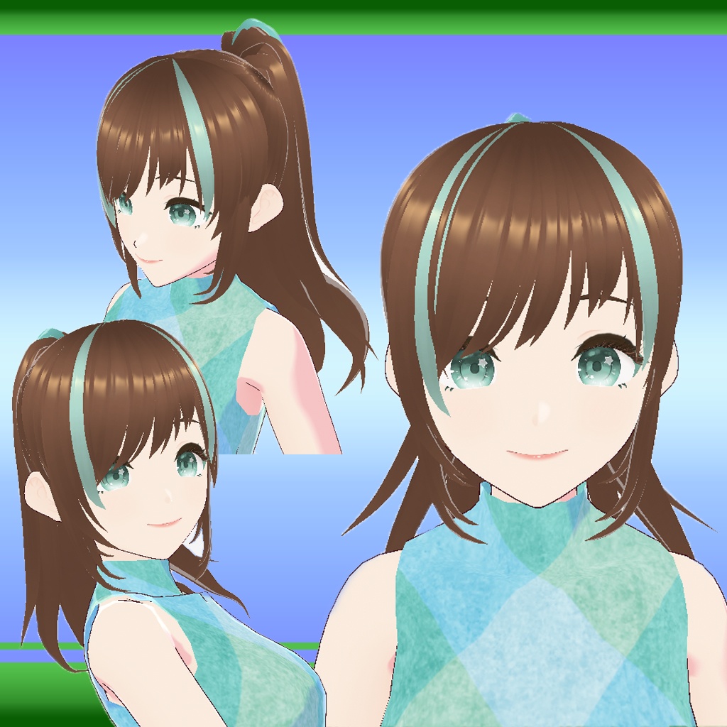 【無料】3Dモデル「Aki(アキ)」