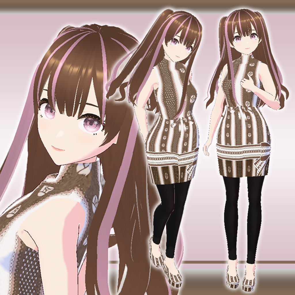 3Dキャラクターモデル「Akane(アカネ)」