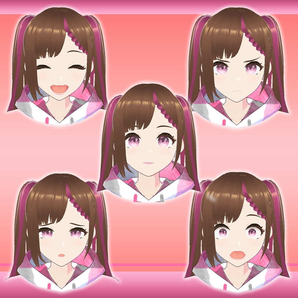 3Dキャラクターモデル「Risa(リサ)」