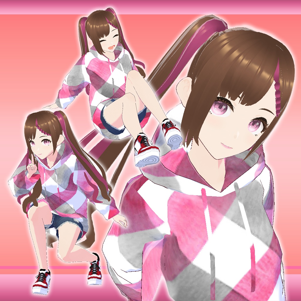 3Dキャラクターモデル「Risa(リサ)」