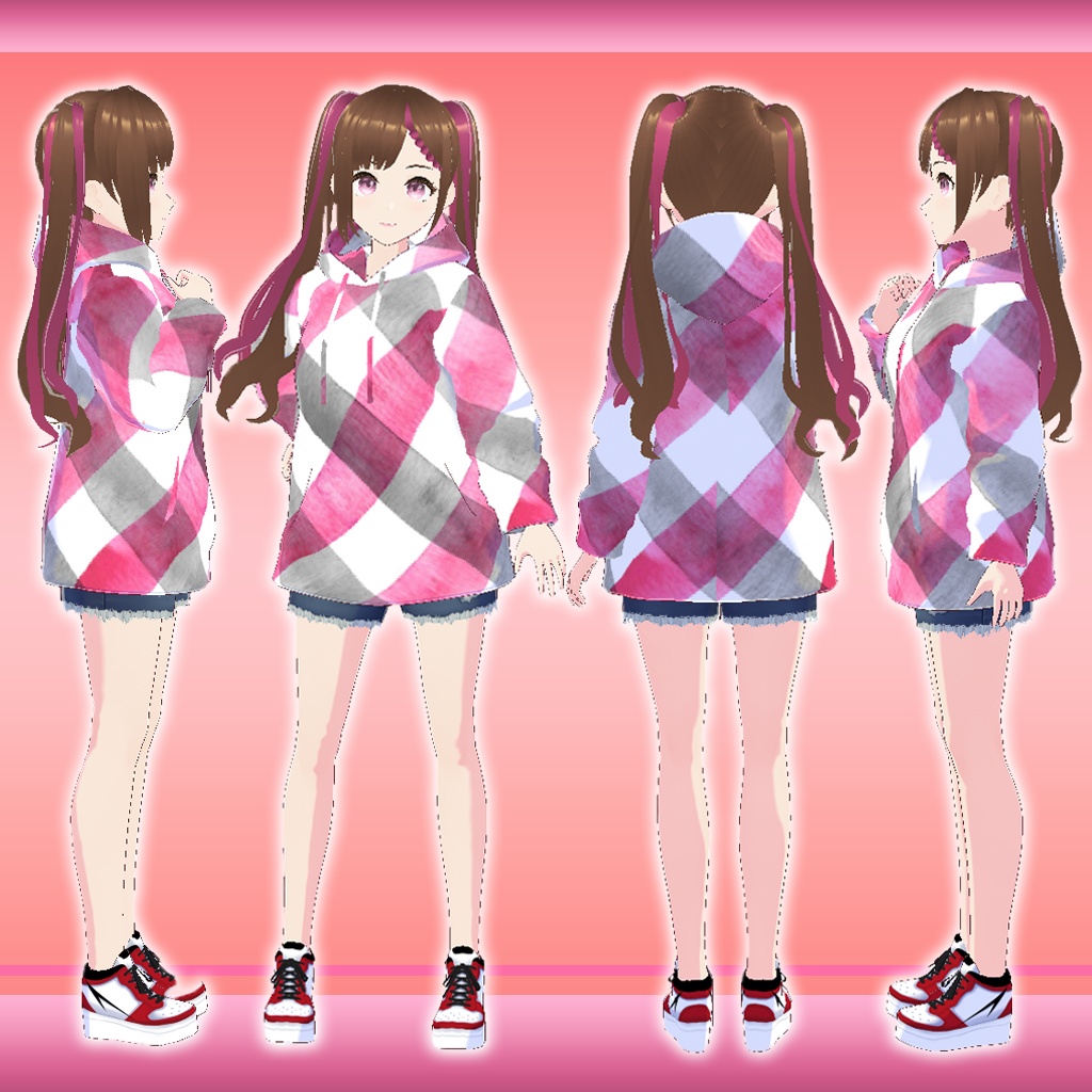 3Dキャラクターモデル「Risa(リサ)」