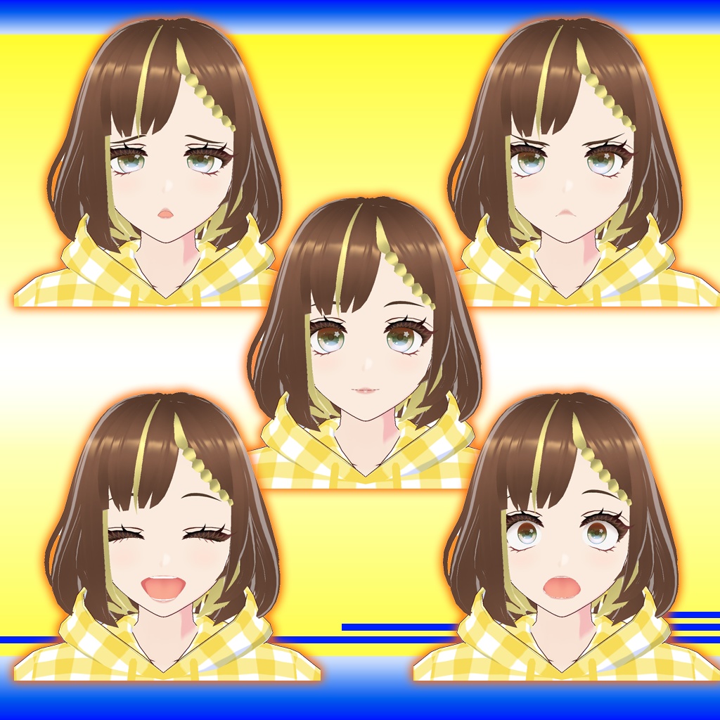 3Dキャラクターモデル「Sayaka1.1(サヤカ)」