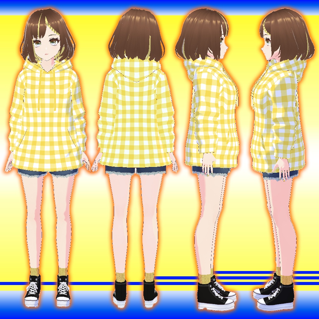 3Dキャラクターモデル「Sayaka1.1(サヤカ)」