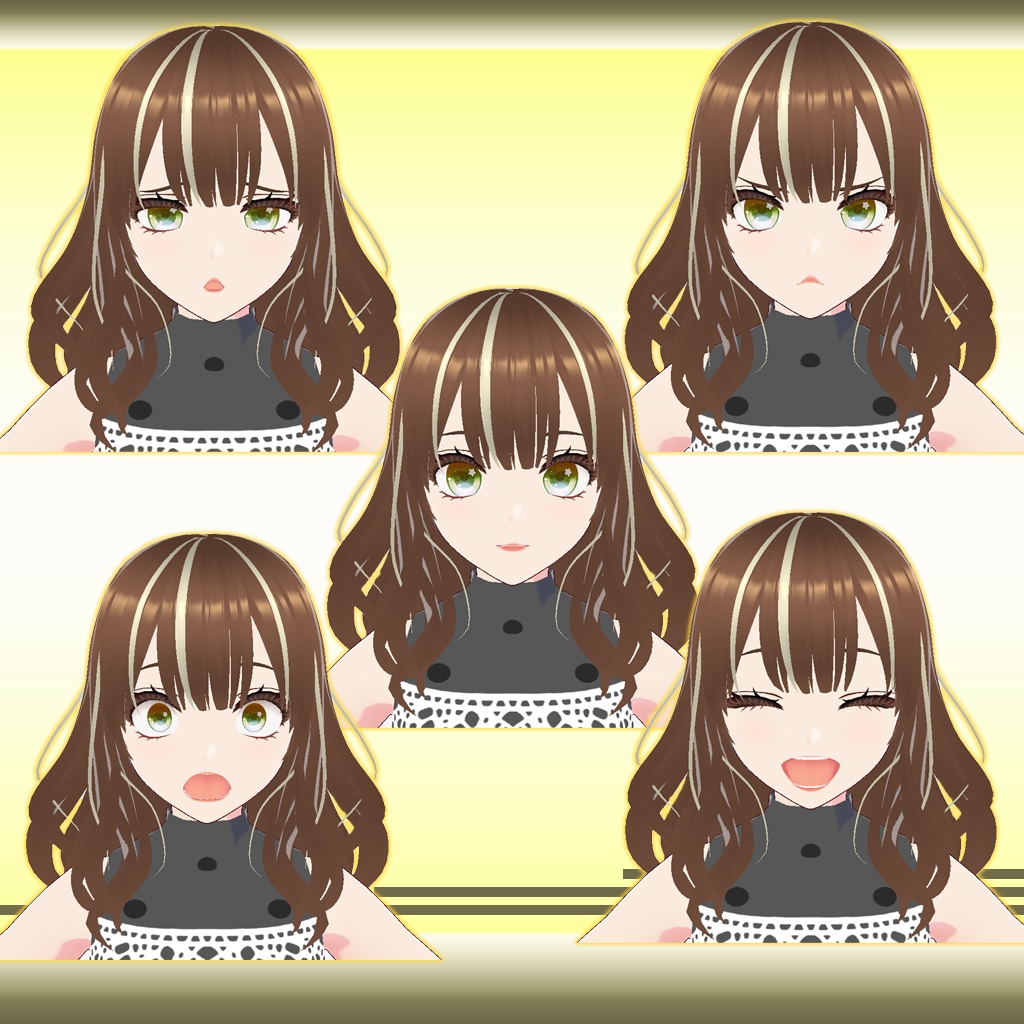 3Dキャラクターモデル「Emi1.1(エミ)」